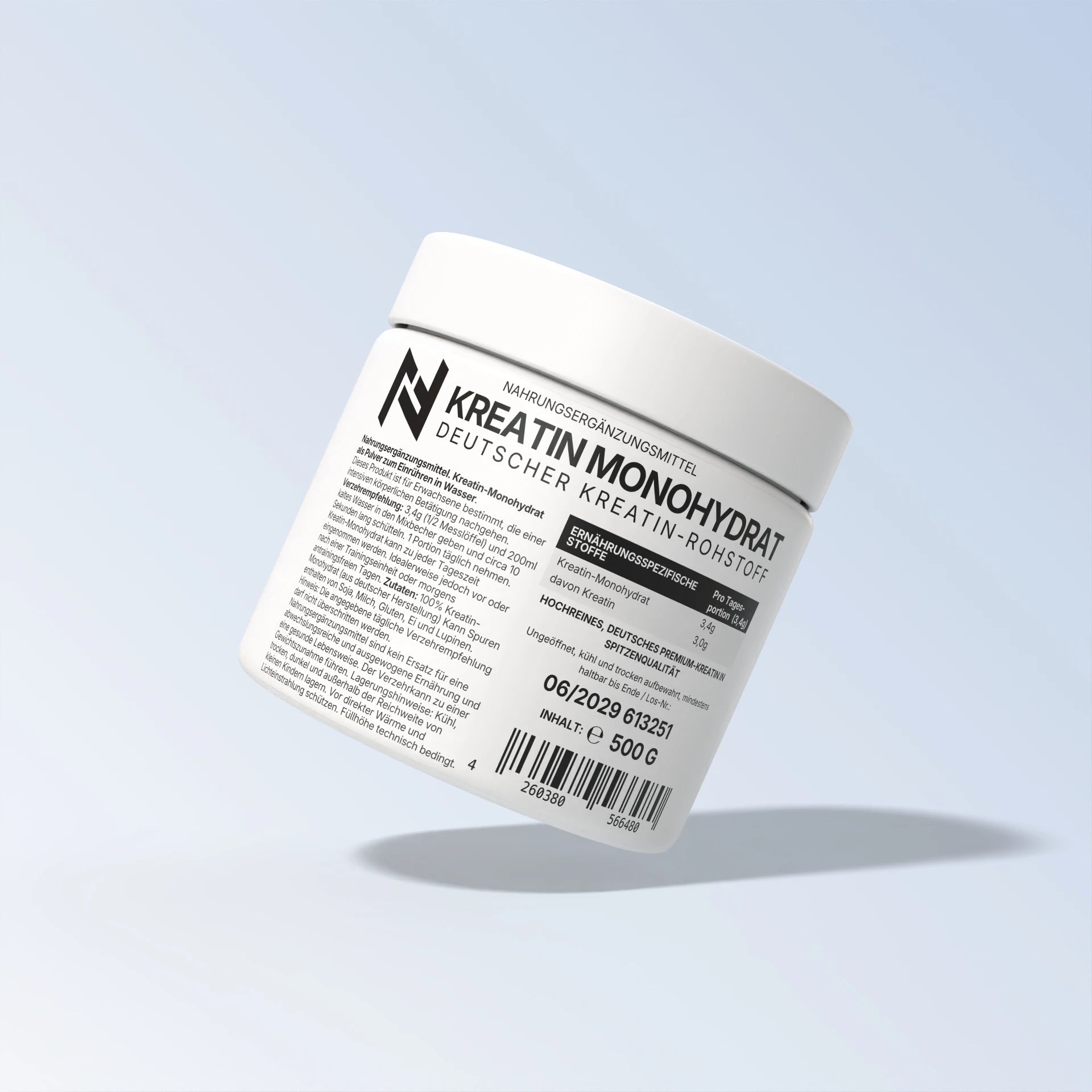 NF24 Kreatin Monohydrat 500g deutscher Rohstoff kaufen