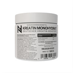 NF24 Kreatin Monohydrat 500g deutscher Rohstoff