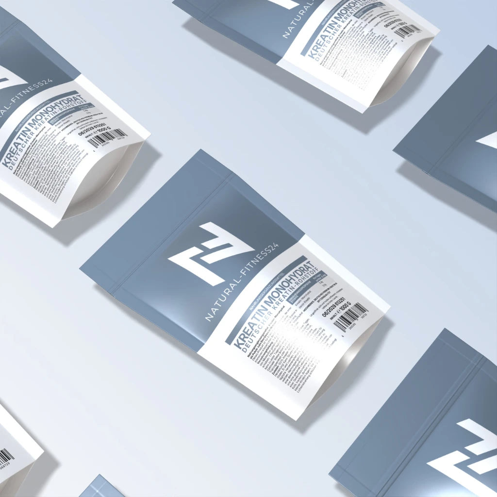 Natural-Fitness24 Kreatinmonohydrat neutral ohne unnötige Zusatzstoffe wie Aromen und Süßungsmittel 1000g NF24