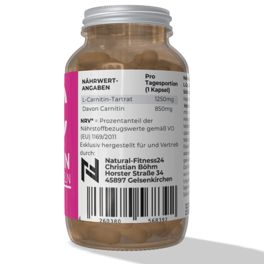 NF24 L-Carnitin Tartrat 80 Caps Dosierung