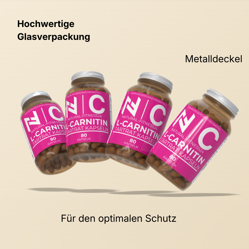 NF24 L-Carnitin Tartrat 80 Caps Premium Verpackung