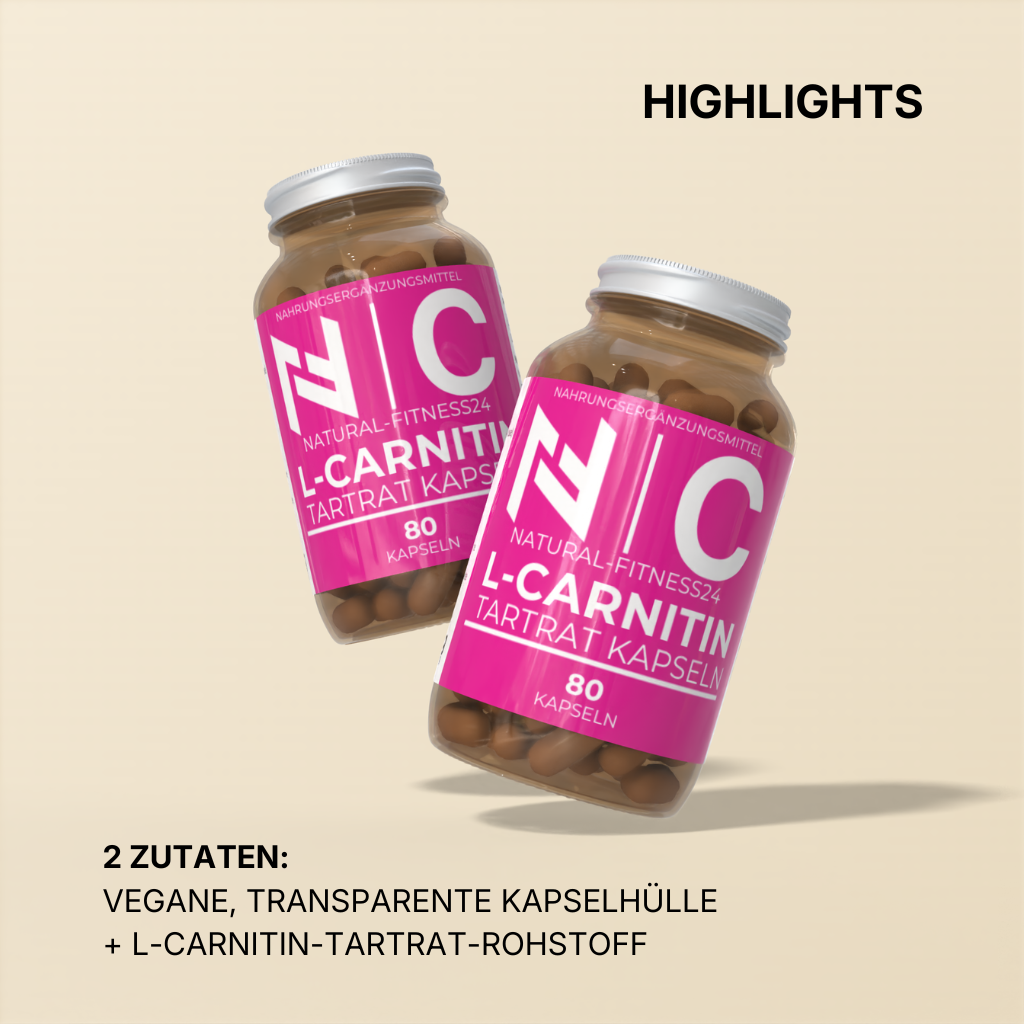 NF24 L-Carnitin Tartrat 80 Caps ohne unnötige Zusatzstoffe