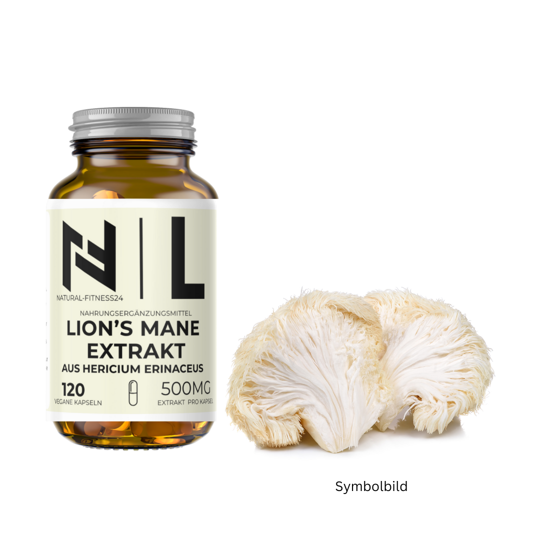 Lion's Mane Extrakt Kapseln - 500mg pro Kapsel