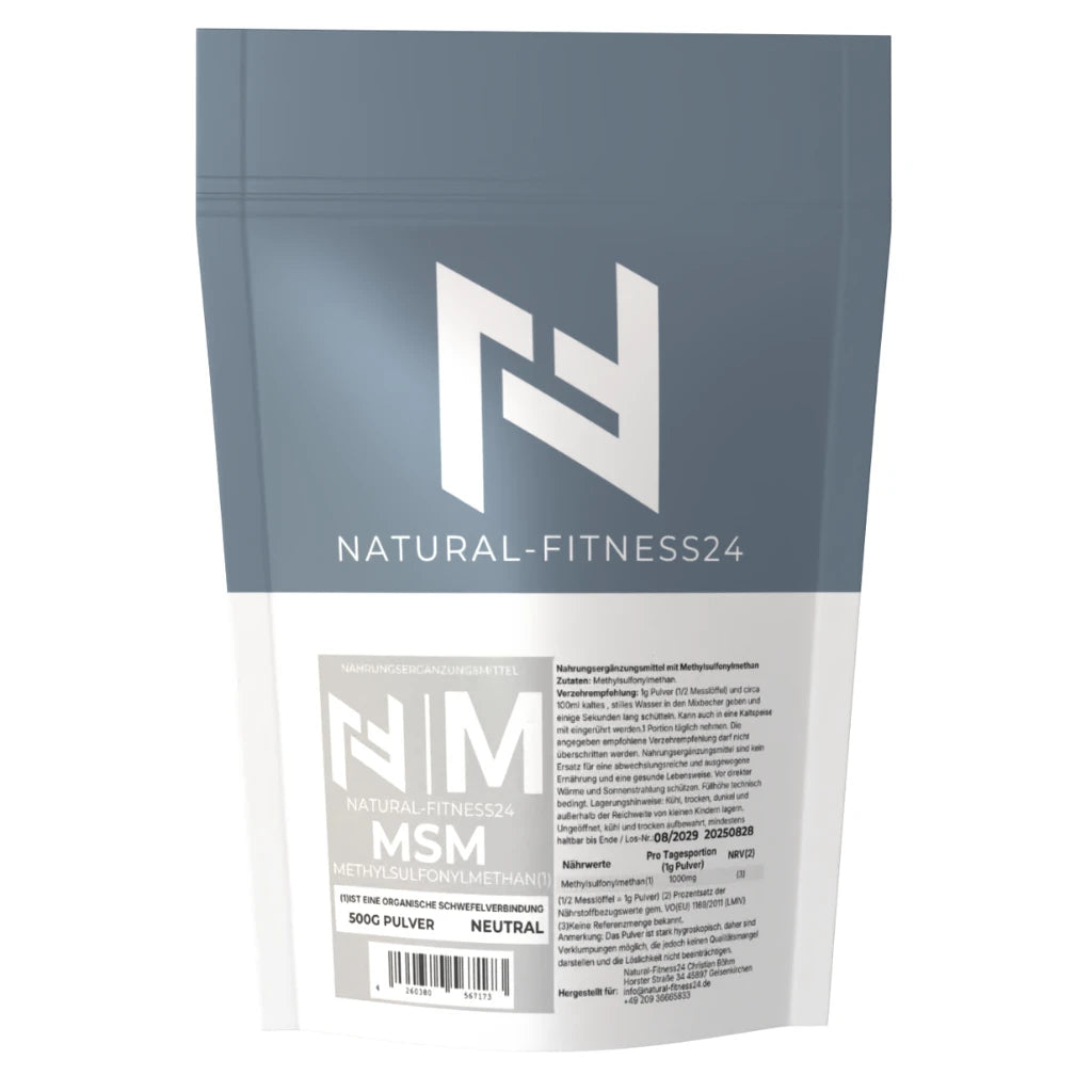 MSM Pulver neutral ohne weitere Zusätze 500g Pulver