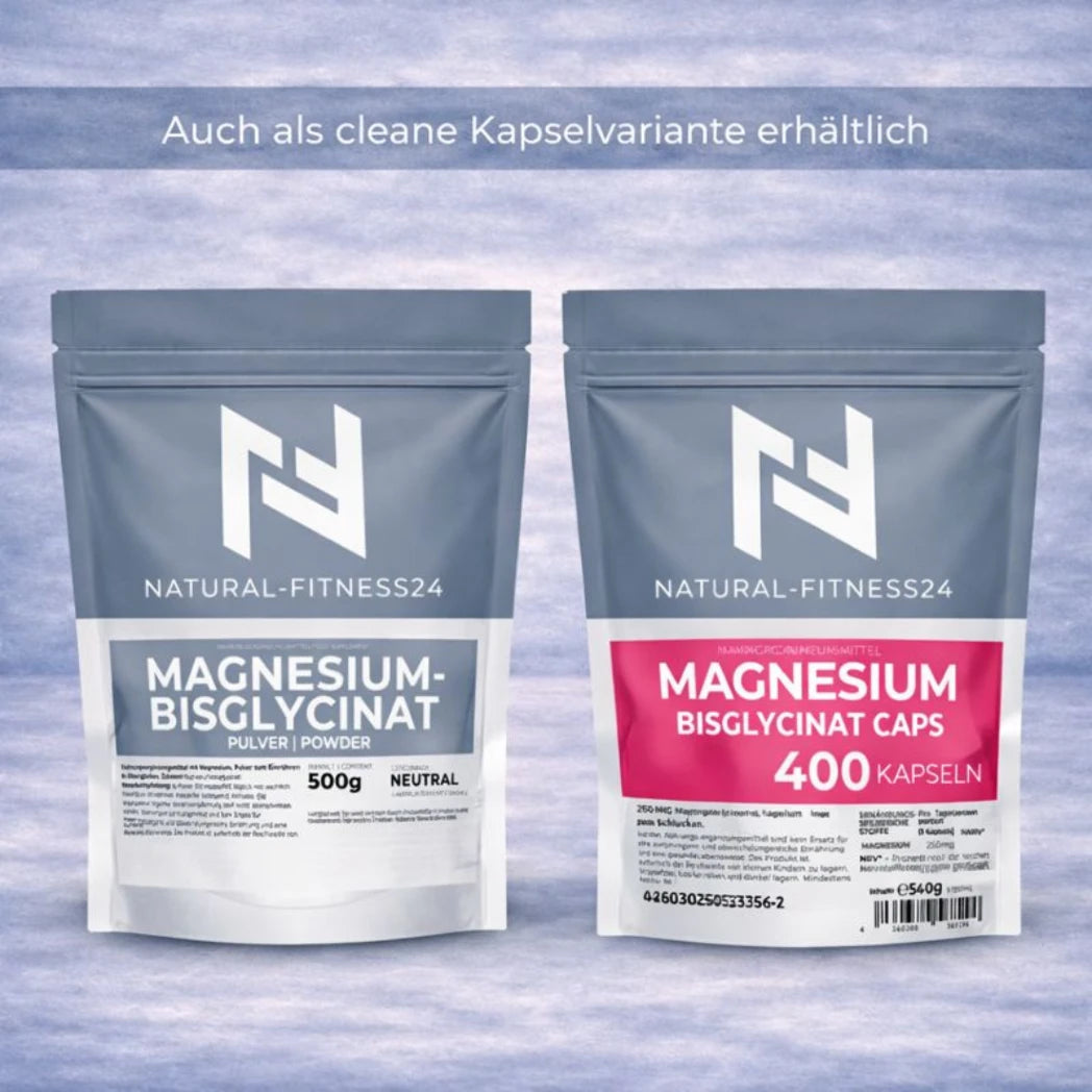 Magnesium Bisglycinat Pulver oder Kapseln kaufen was ist besser