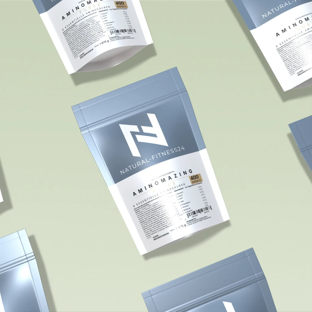Aminomazing Pure 8 EAA Caps essentielle Aminosäuren 400 Kapseln , von NF24