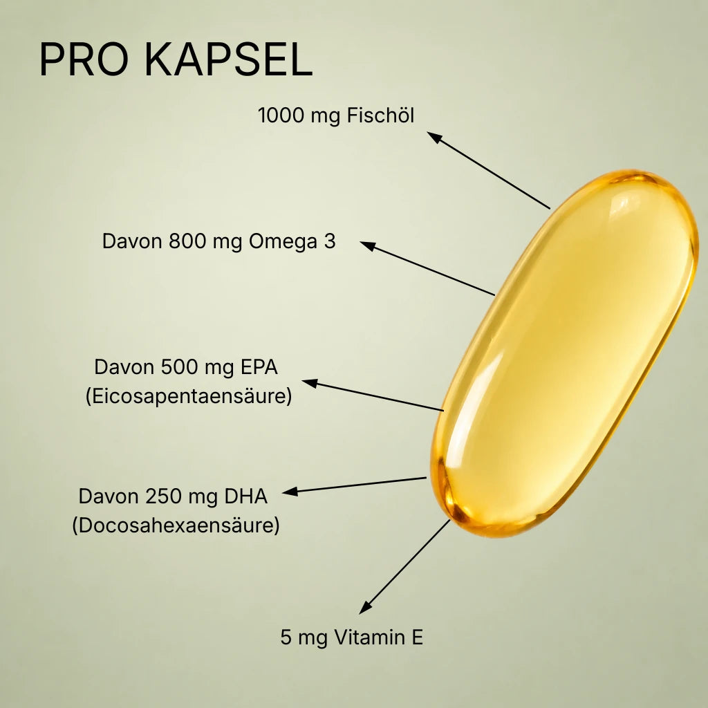 NF24 Fischoel Kapseln Triglceride Omega-3-120 Caps Hochdosiert vitamin e dha epa