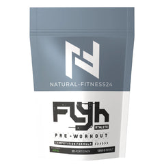 Workout Pulver von Natural-Fitness24 Fly Athlete im 1350g Beutel Apfelgeschmack
