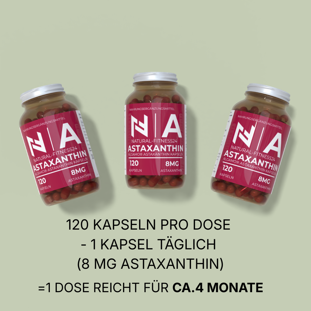 NF24 Astaxanthin 8mg Kapseln Natürliche kein Synthetisches