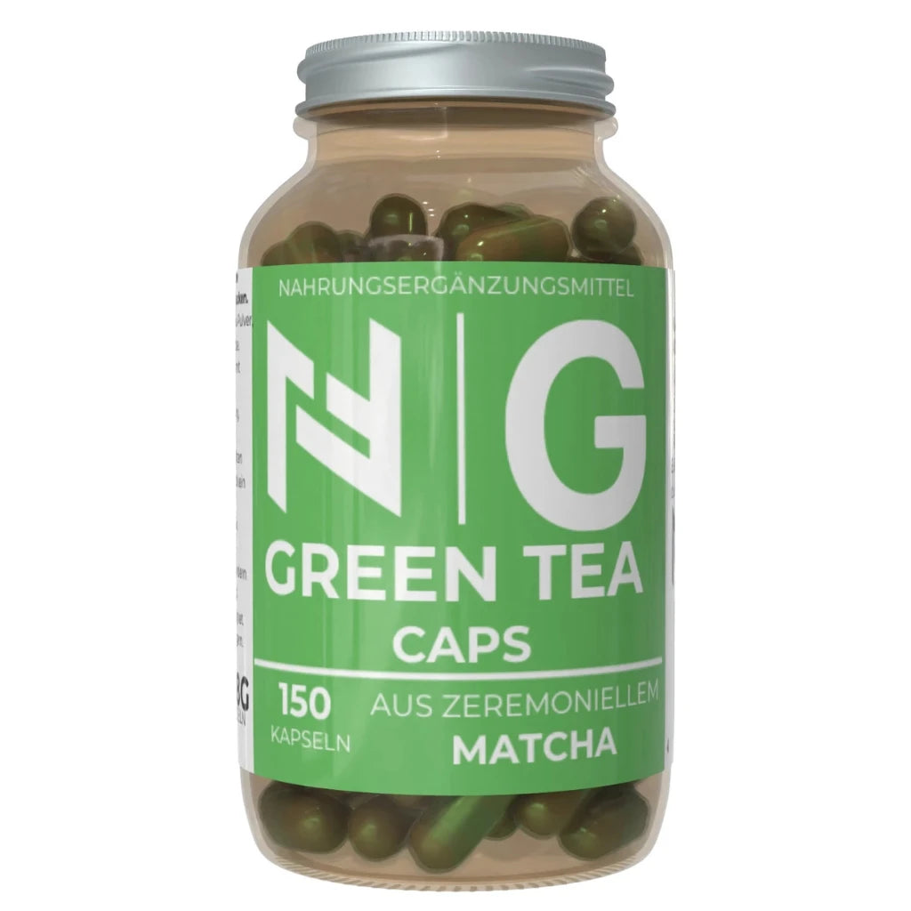 Grüner Tee Matcha Kapseln 150 Caps Natural-Fitness24