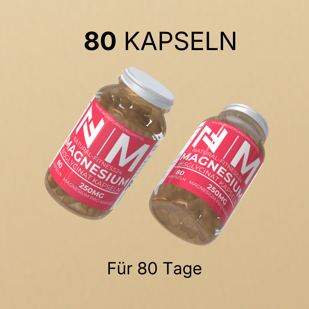 Natural-Fitness24 Magnesium Bisglycinat 80 Kapseln