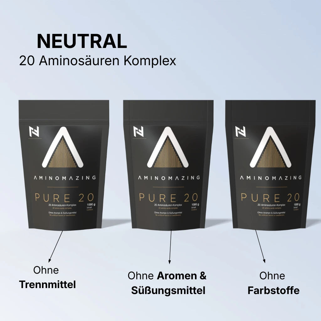 Ohne Trennmittel, ohne Aromen & Süßungsmittel , ohne Farbstoffe
