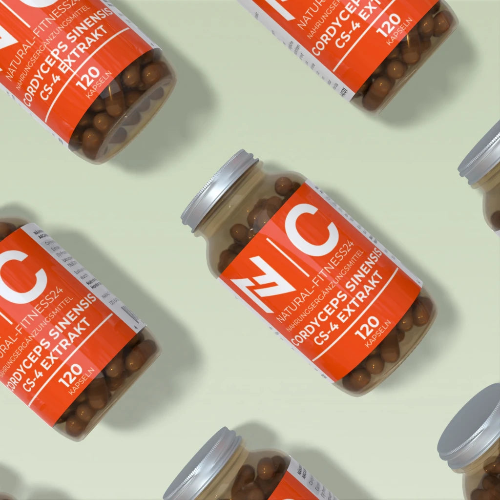Cordyceps Extrakt Kapseln von Natural-Fitness24 120 Caps
