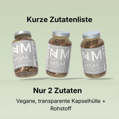 NF24 MSM Kapseln nur 2 Zutaten
