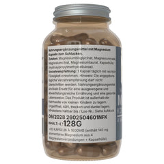 Magnesium Komplex Kapseln aus Citrat , Bisglycinat, Malat, Taurat , vegan ohne Oxid von Natural-Fitness24 1 Kapsel täglich