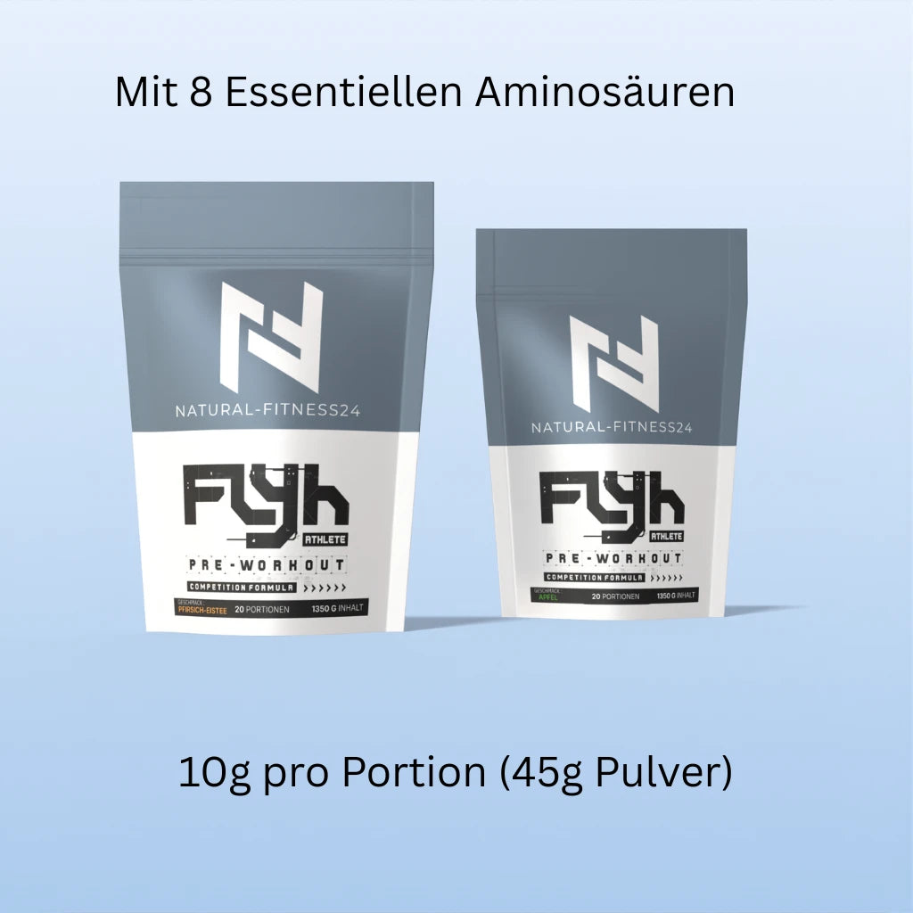  Flyh Athlete enthlt 10.000mg Essentielle Aminosäuren pro Portion