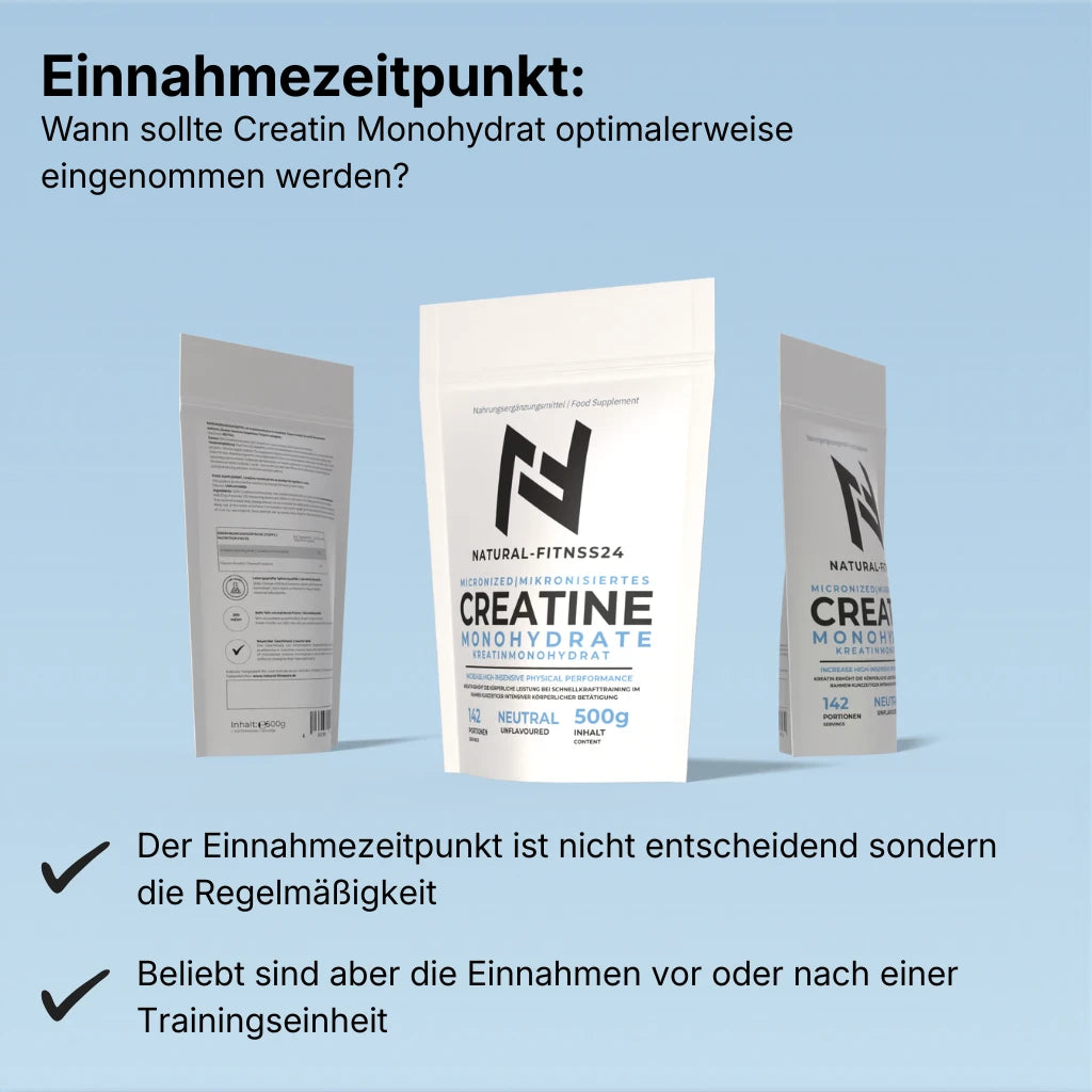Creatin Monohydrat Pulver 200Mesh 500g Beutel