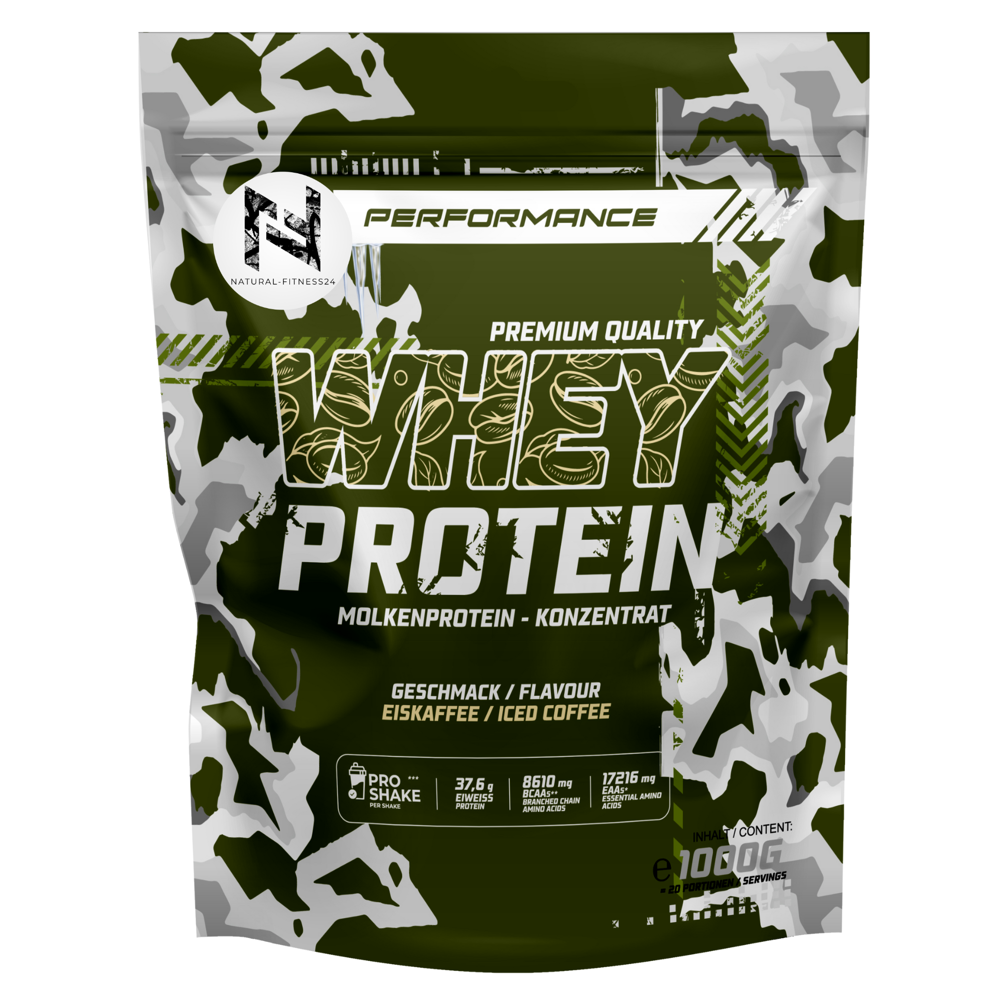 NF24 Whey Protein Konzentrat 1Kg - Hochwertiges Molkenproteinpulver für deine Fitnessziele