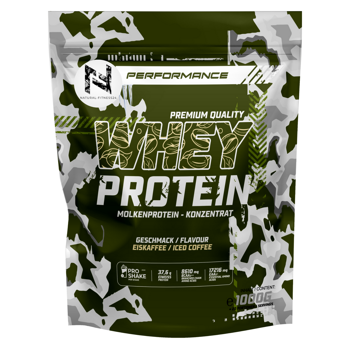 NF24 Whey Protein Konzentrat 1Kg - Hochwertiges Molkenproteinpulver für deine Fitnessziele