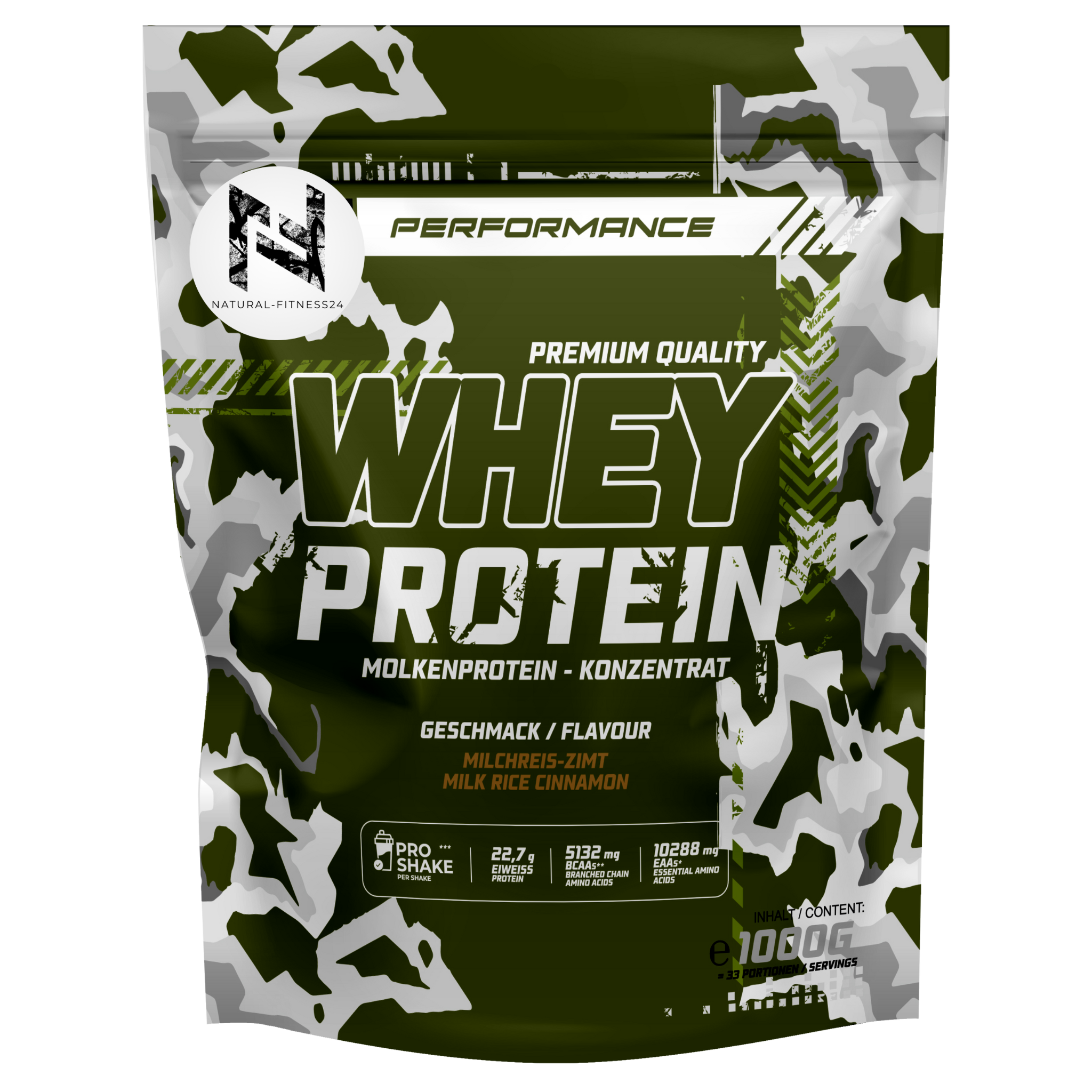 NF24 Whey Protein Konzentrat 1Kg - Hochwertiges Molkenproteinpulver für deine Fitnessziele