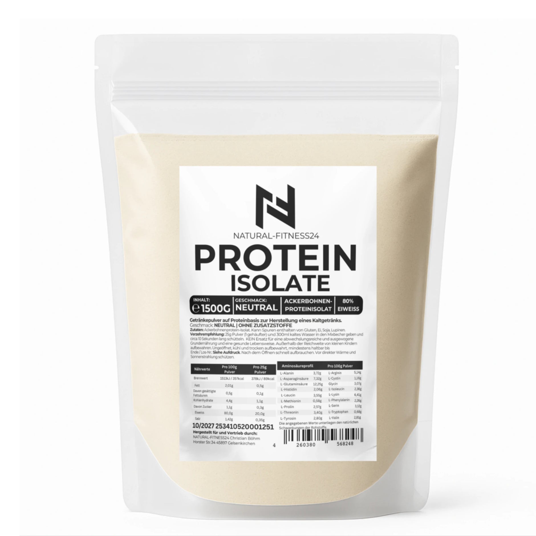 PROTEIN SHAKE OHNE SUNGSMITTEL & SSTOFFE - natrliche Alternative   Natural-Fitness24