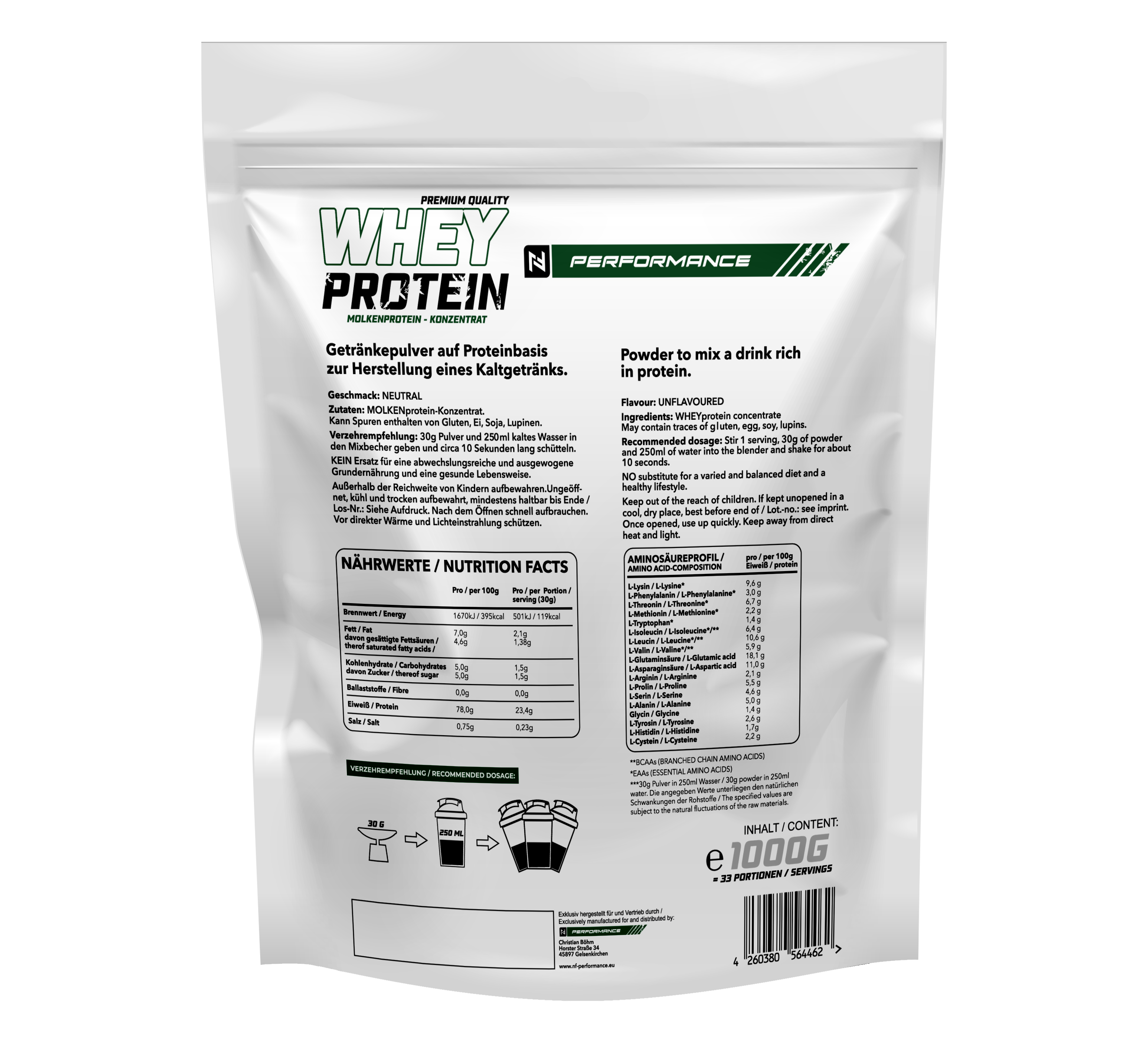 whey protein ohne zusätze