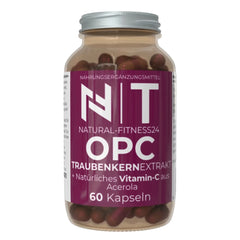 Natural-Fitness24 OPC Traubenkernextrakt mit Acerola-Extrakt-Kapseln