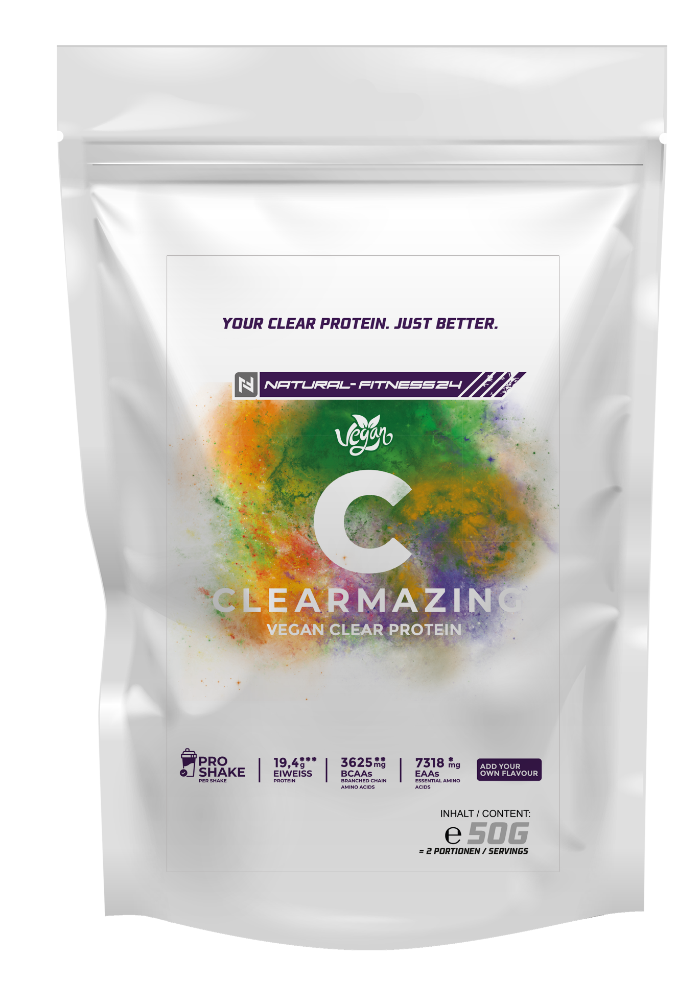 clear protein vegan probe