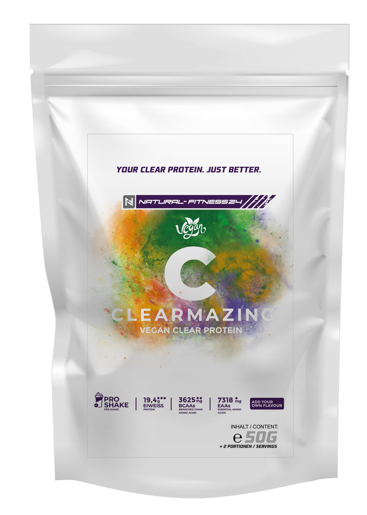 clear protein vegan probe