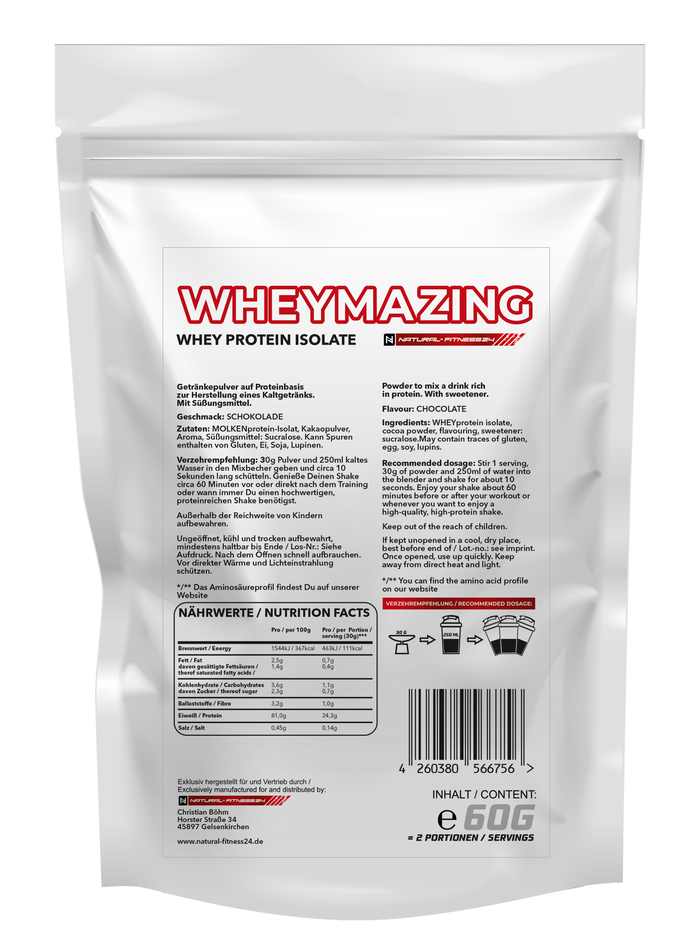 Whey Isolat Probe
