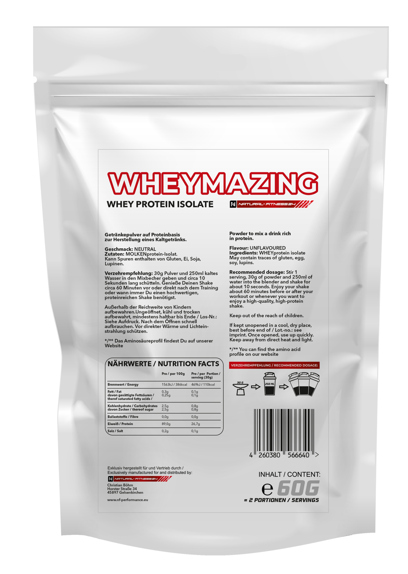 Whey Isolat Neutral Probe