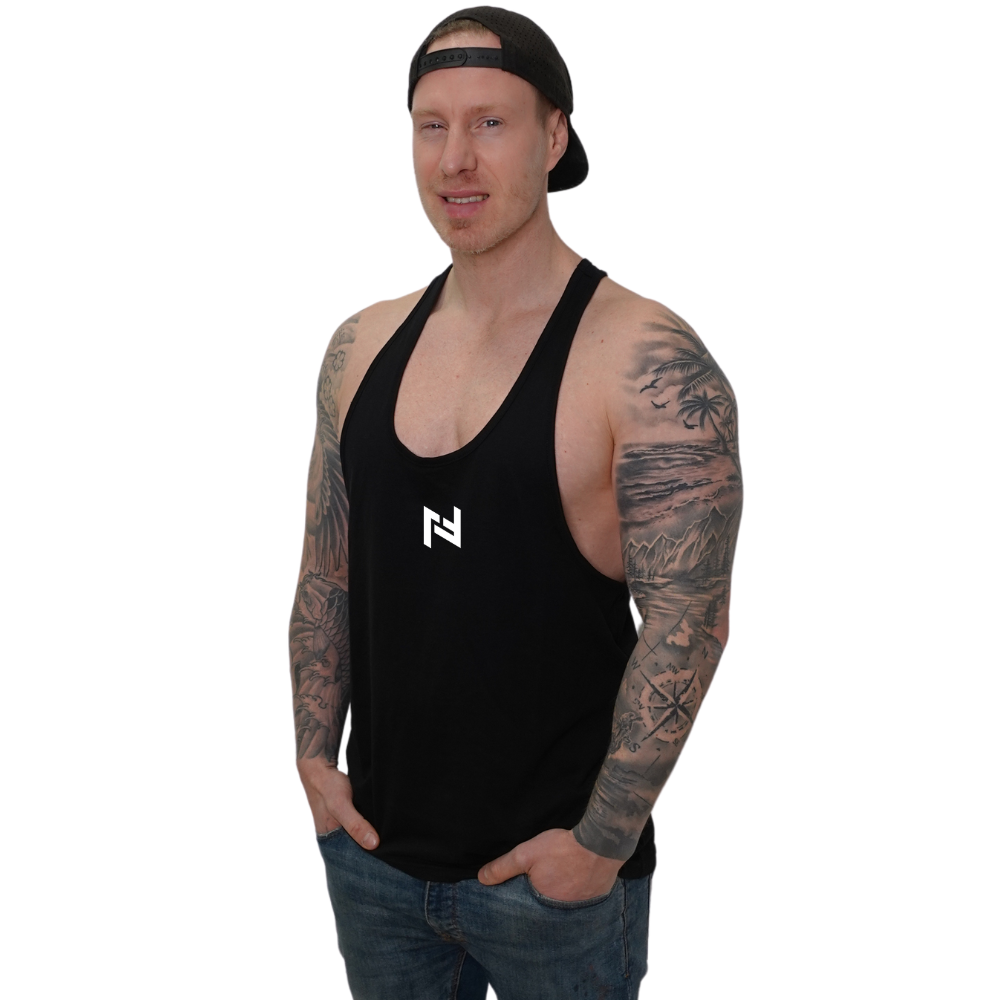 muscle tank top schwarz