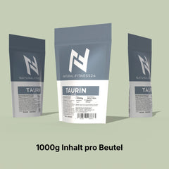 100% Taurin Pulver  1000g von Natural-Fitness24
