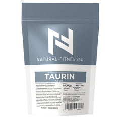 100% Taurin Pulver  1Kg ohne Zusatzstoffe von Natural-Fitness24