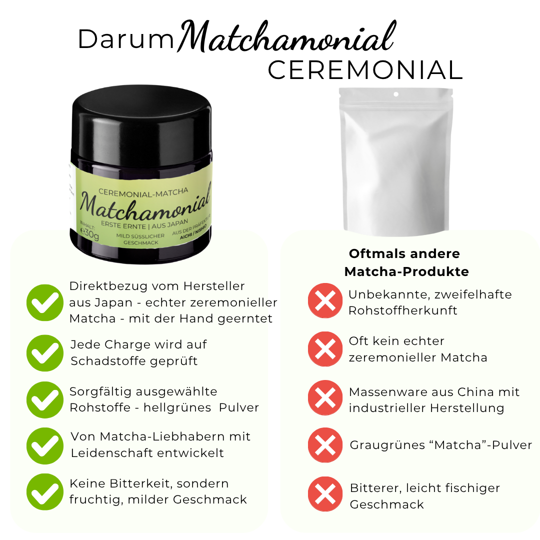 Matchamonial Matcha Pulver "Basic-Ceremonial" 30g