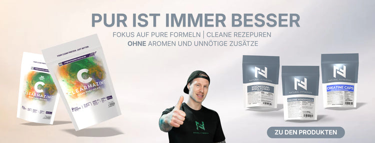 cleane supplements shop pur ohne zusatzstoffe NF24