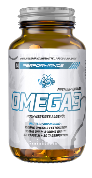 NF24 Vegane Omega 3 Kapseln - mit Algenöl