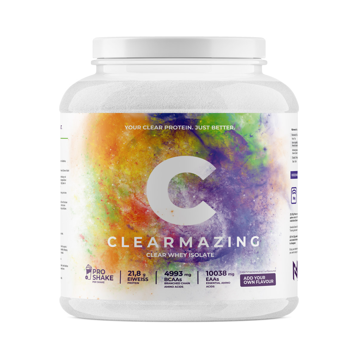 Clearmazing Clear Whey Isolate Protein 1kg neutral