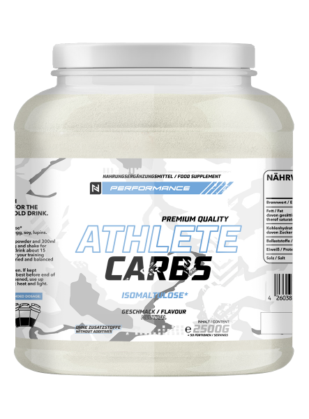 Athlete Carbs- Isomaltulose® Kohlenhydratpulver - 2500g
