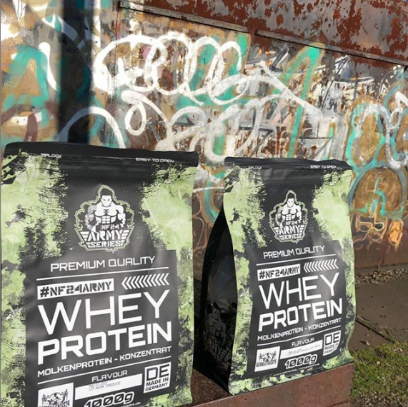 Whey-Protein-Einnahme