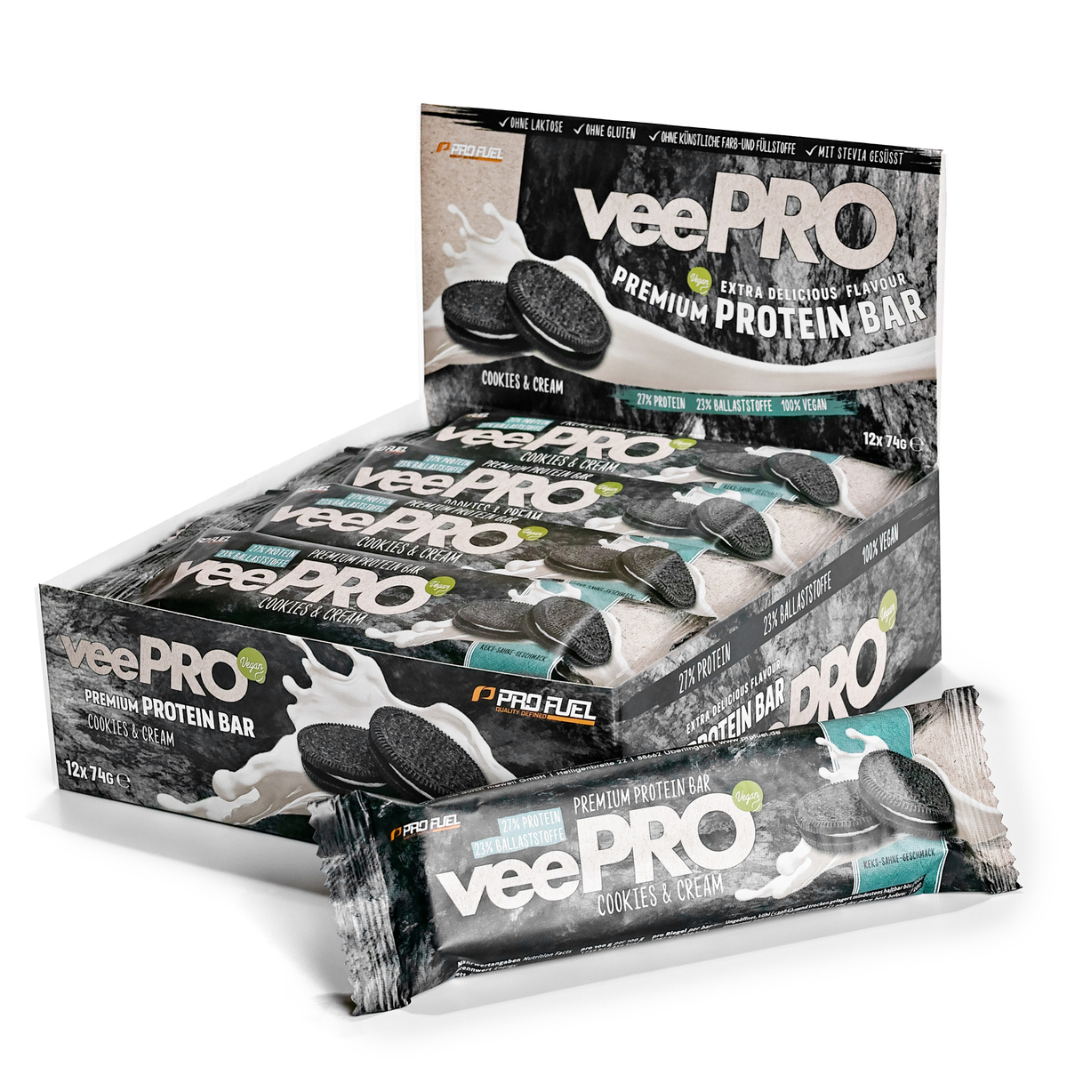 Veganer Proteinriegel veePro